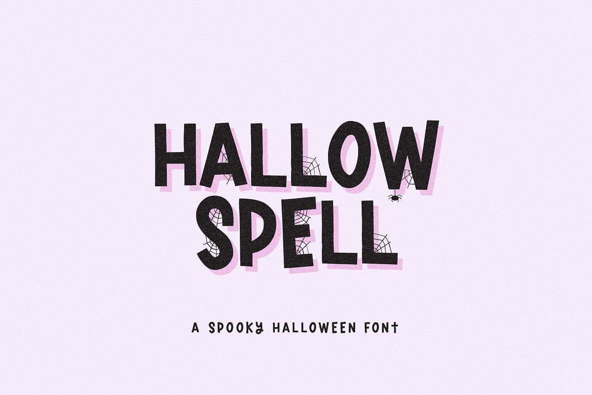 Hallow Spell spooky halloween font, a Handwritten Font by supfonts (Photo 1 of 7)