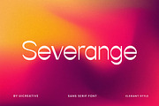 Severange Elegant Sans Serif Font, a Sans Serif Font by UICreative (Thumbnail 1 of 13)