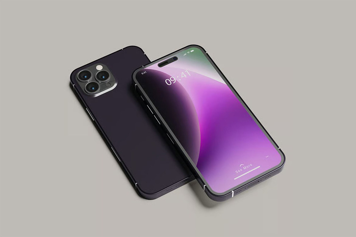 iPhone 14 Pro Max Mockup, an iPhone Mockup by zpackcreative (Photo 4 of 7)