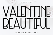Valentine Beautiful, a Sans Serif Font by InermediaSTUDIO (Thumbnail 1 of 8)