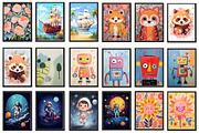 Nursery Wall At, Kids Room Wall Art, a Wallpaper Photo by Chipshpow Graphics (Thumbnail 9 of 9)
