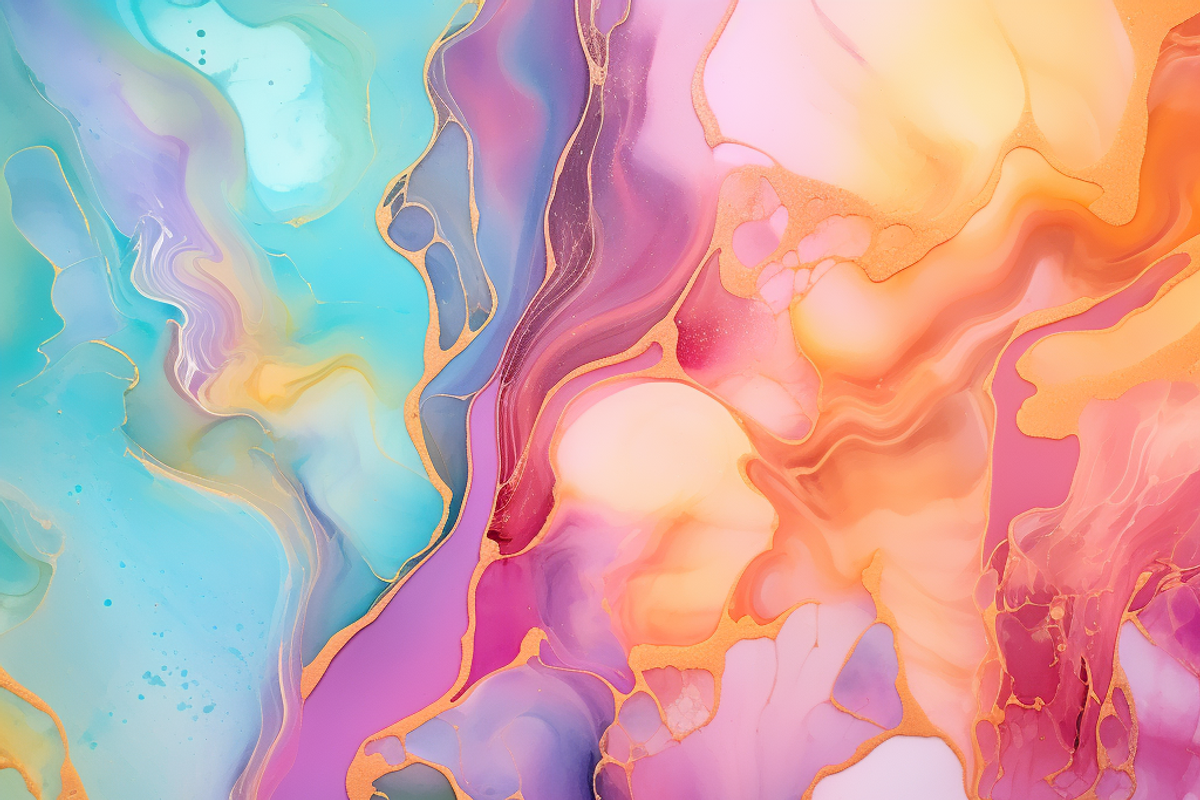 Pastel Alcohol Ink, a Pattern Graphic by Printable Treasure (Photo 3 of 4)