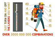 Hiker Generator, a Person Illustration by Agor2012 shop (Thumbnail 3 of 6)