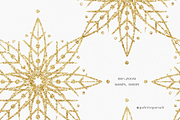 Glitter snowflakes seamless patterns, a Pattern Graphic by Palette Pursuit (Thumbnail 6 of 8)