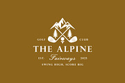 Mountain Golf Logo, a Branding & Logo Template by Buqancreative (Thumbnail 2 of 3)