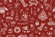 Merry Christmas illustrations set., a Seasonal Illustration by GooseFrol (Thumbnail 8 of 8)
