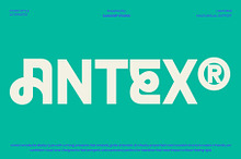 ANTEX - Bold Playful Quirky Font