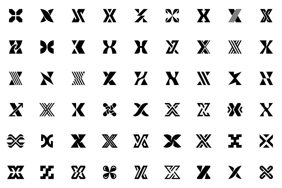 Set of letter X logo, a Branding & Logo Template by NataliiaVolyk (Photo 2 of 3)