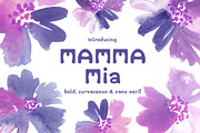 Mamma Mia / Fun Display Type, a Sans Serif Font by Anya-D (Thumbnail 1 of 13)