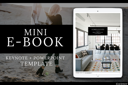MINI EBOOK TEMPLATE | SIMPLICITY #5, a Magazine Template by Template Monkey @dscience