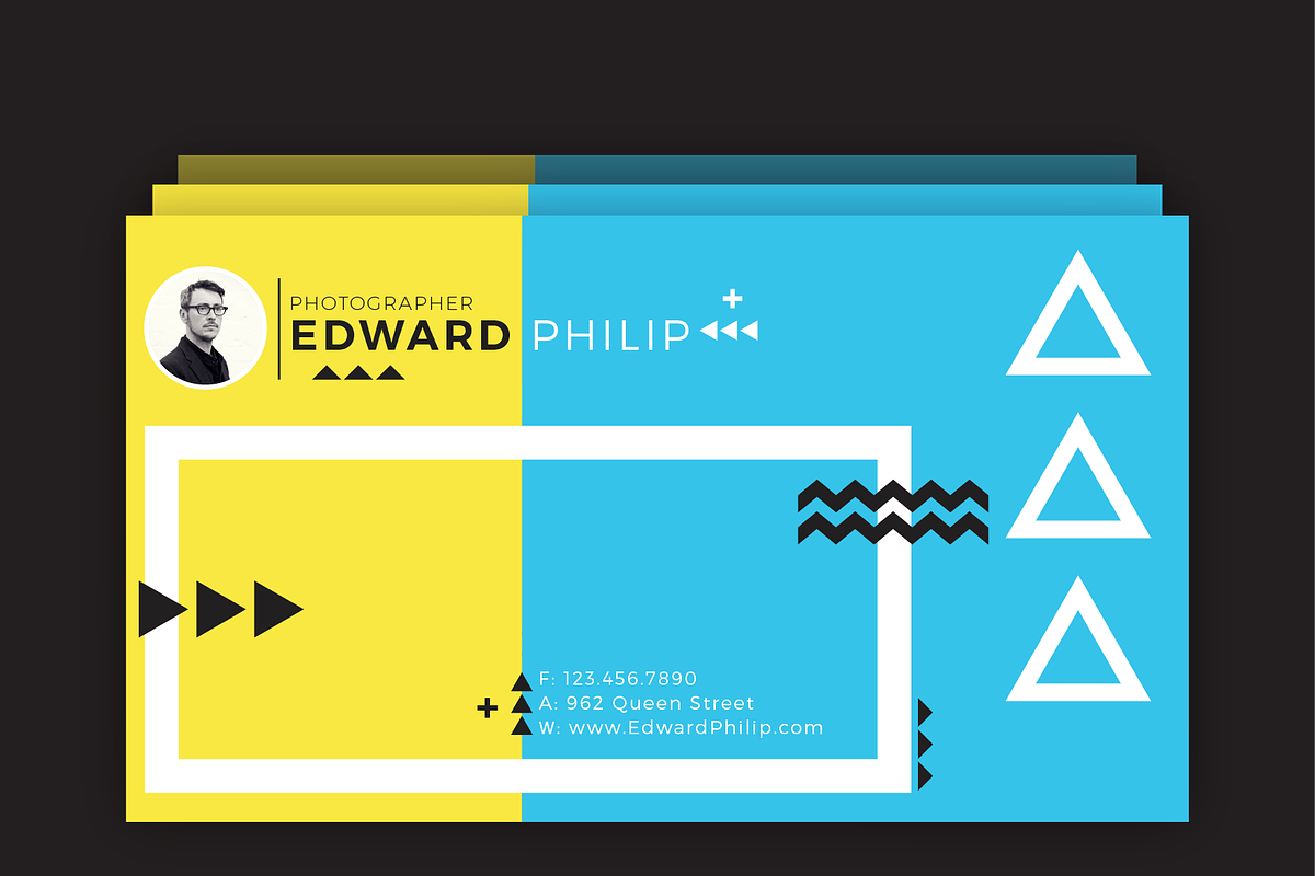 Edward Phillip Business Card, a Business Card Template by D | S Creative Design (Photo 2 of 4)