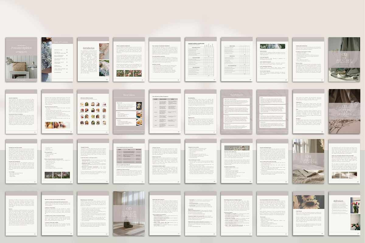 Postnatal Depletion DFY Ebook Canva, a Presentation Template by Naturopath Hub (Photo 9 of 11)