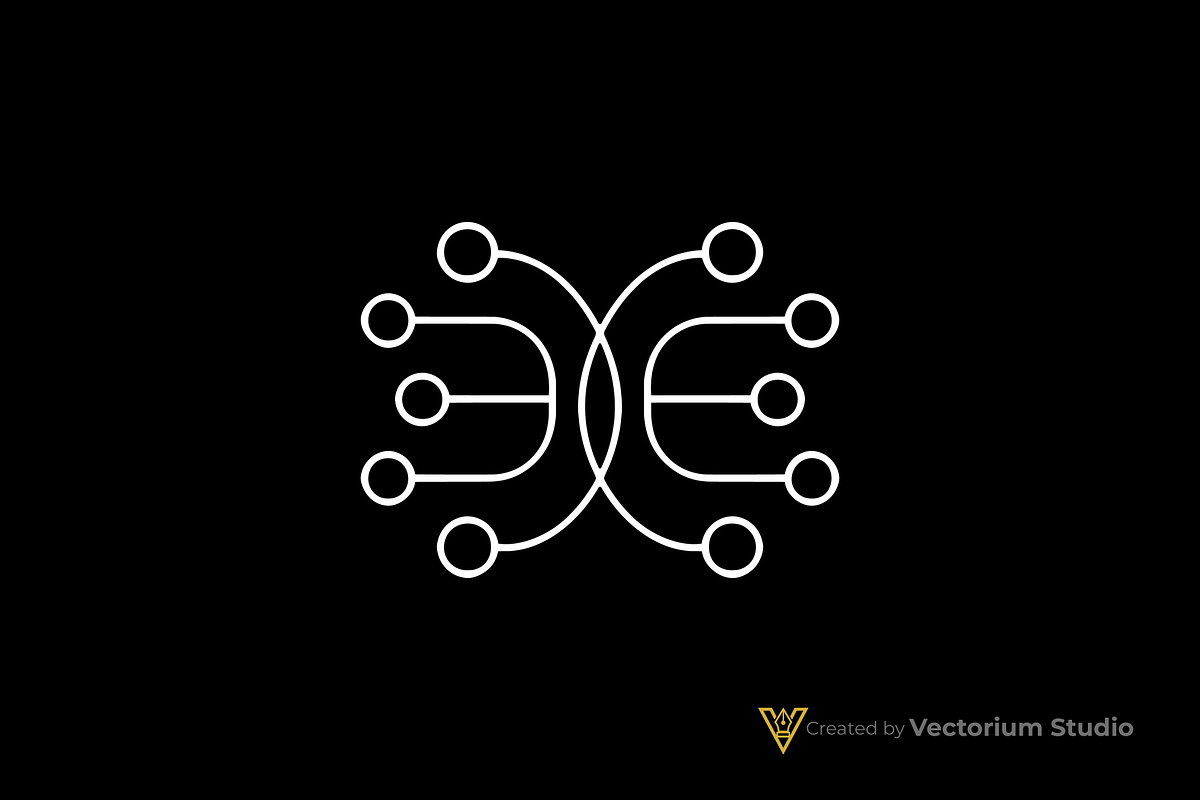 Network Nodes Abstract Logo, a Branding & Logo Template by Vectorium Studio (Photo 14 of 15)