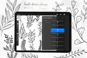 Leaves & Branches Stamp Brushes 003, a Brush Add-On by Drawberx (Thumbnail 2 of 5)