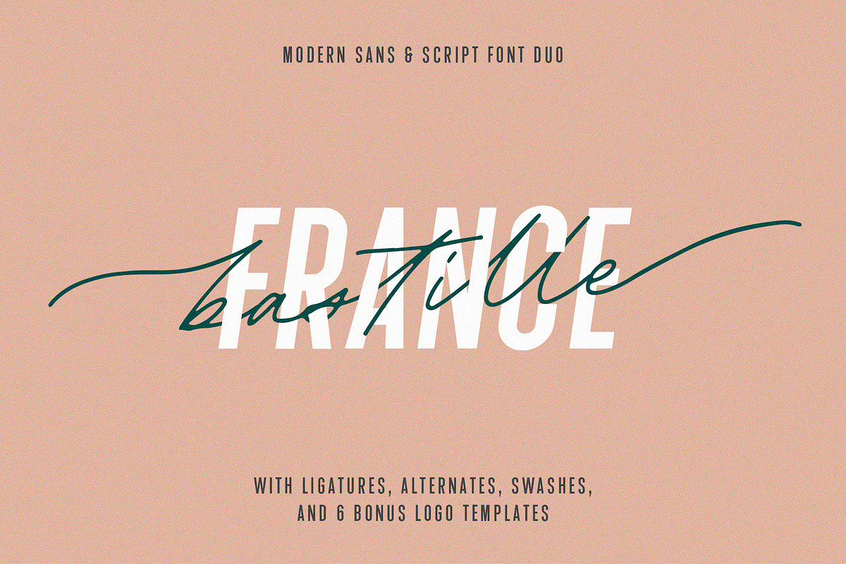 Bastille Modern Font Duo
