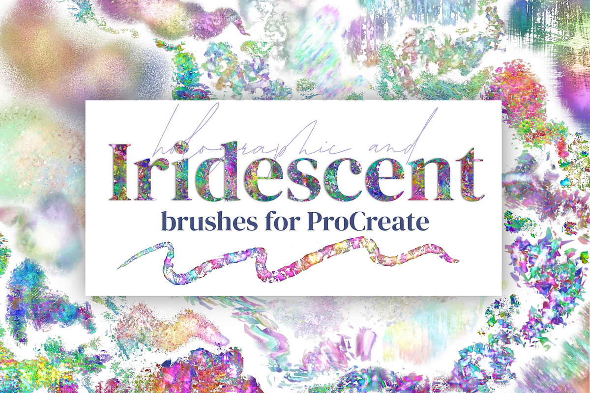 Iridescent Brushes for Procreate, a Brush Add-On by AJ Brushes (Photo 1 of 10)