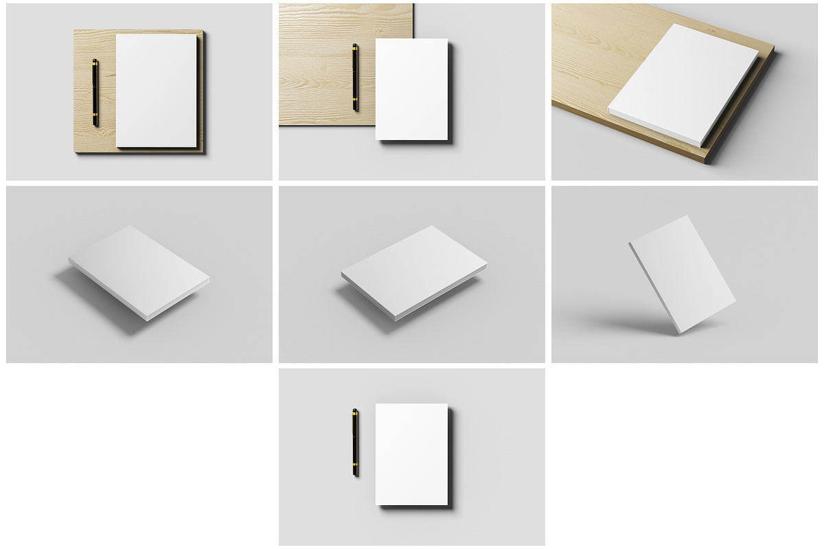 Realistic Book Cover Mockup, a Books & Magazine Mockup by Graphic Deal