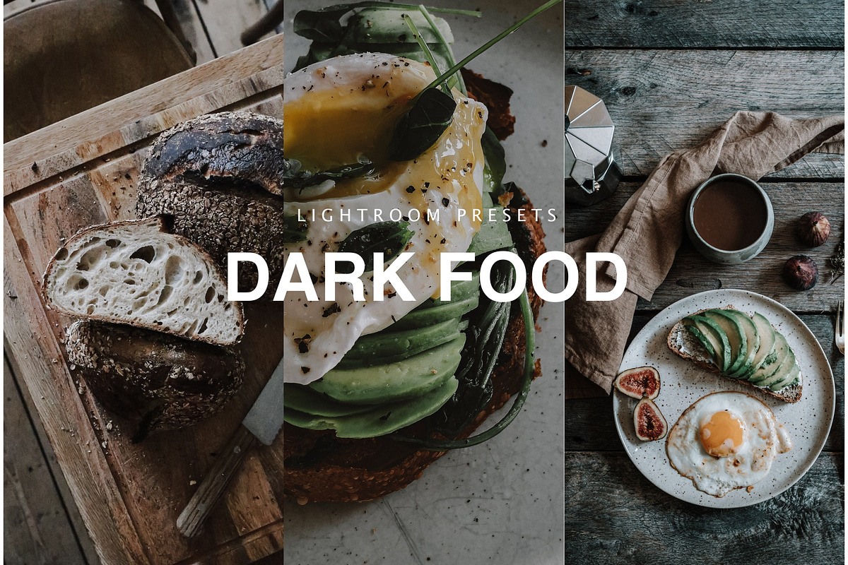 DARK FOOD LIGHTROOM PRESETS, a Preset Add-On by Victoria Bee Presets (Photo 1 of 17)