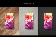 Cases iPhone 6, 7, 7plus, 8, X Set, a Product Mockup by shaman (Thumbnail 3 of 6)