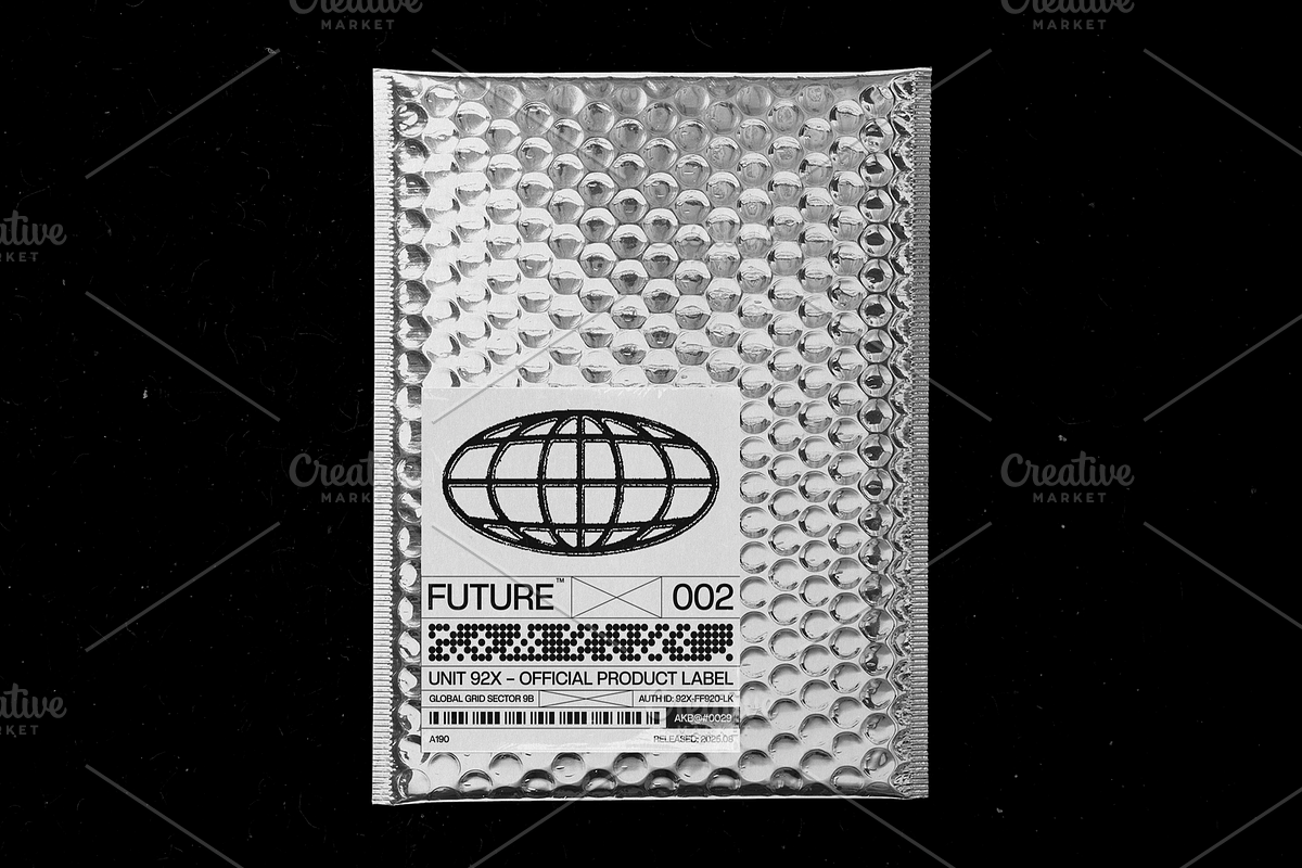 Brutalism tech label pack 3, an Object Graphic by BonkiStudio (Photo 3 of 12)