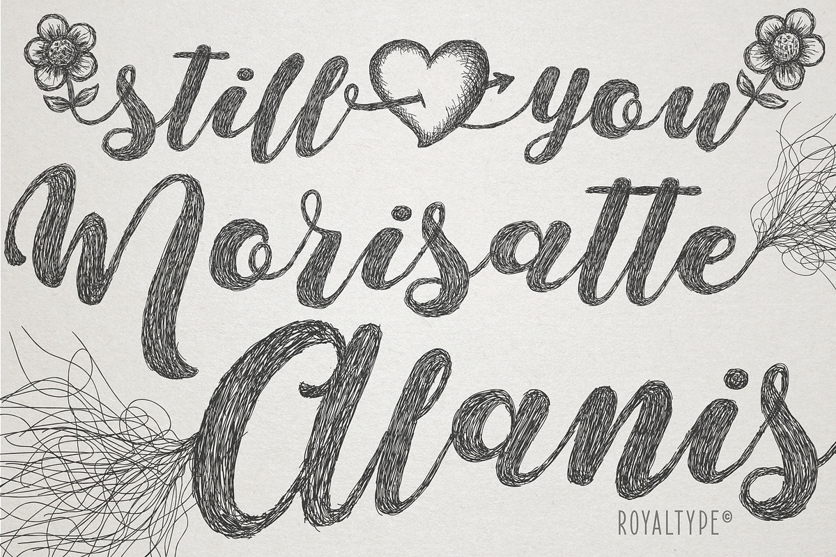 Monstere Script | Sketch Style, a Script Font by Royaltype (Photo 6 of 11)
