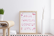-20% Tender Flamingo Alphabet, an Illustration by Cat In Colour (Thumbnail 3 of 10)