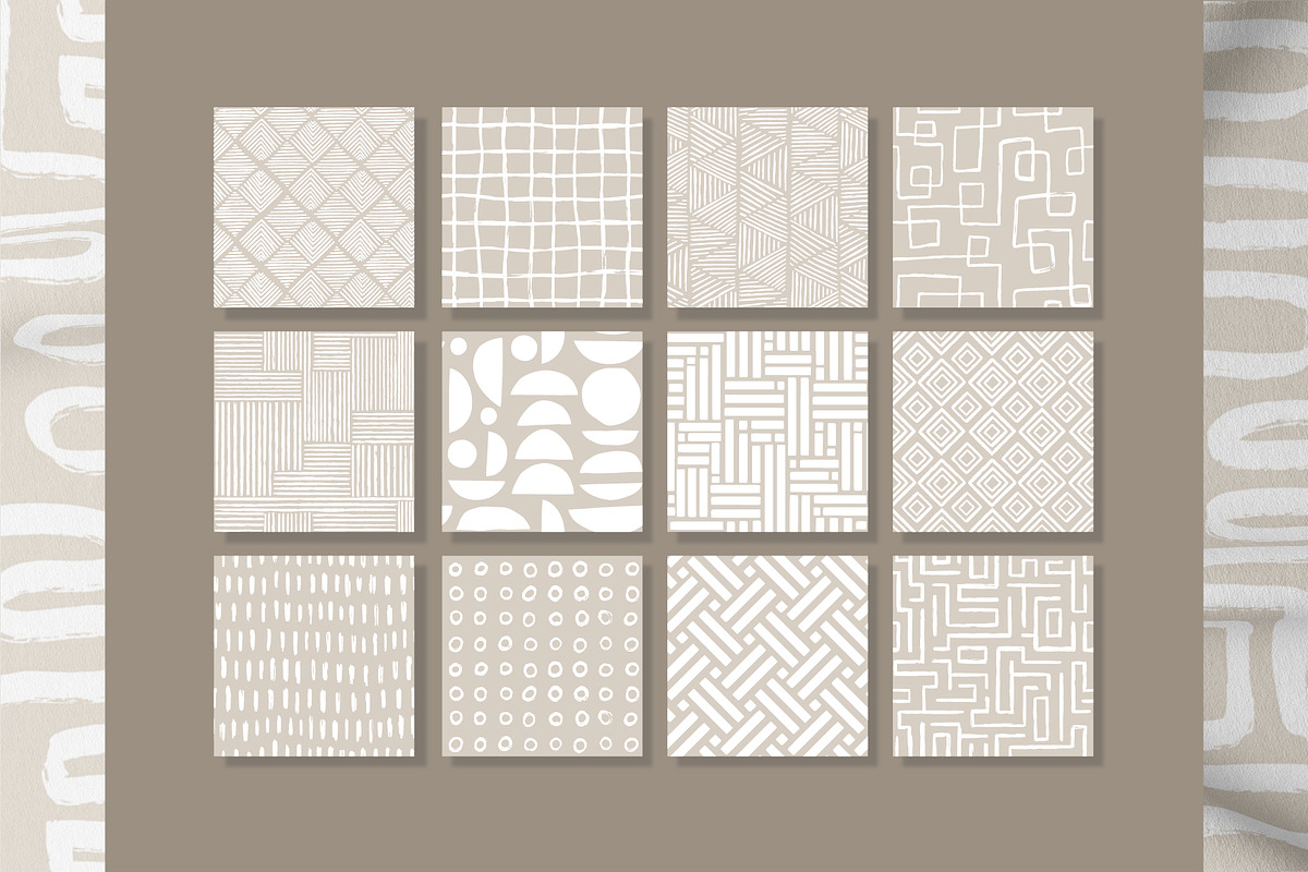 Organic Shapes Seamless Patterns, a Pattern Graphic by AnnArt (Photo 3 of 14)