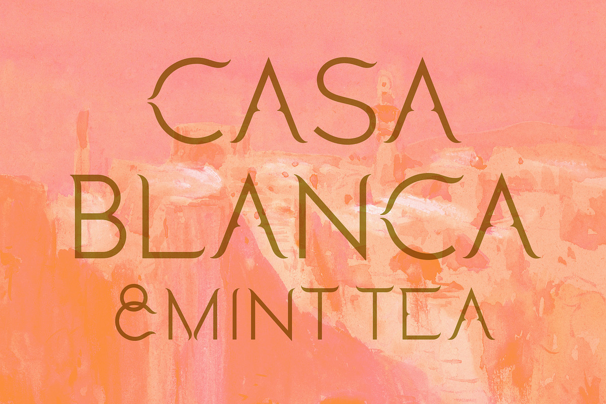 Tagine. Chic new font for designers, a Sans Serif Font by LostandFoundry (Photo 3 of 7)