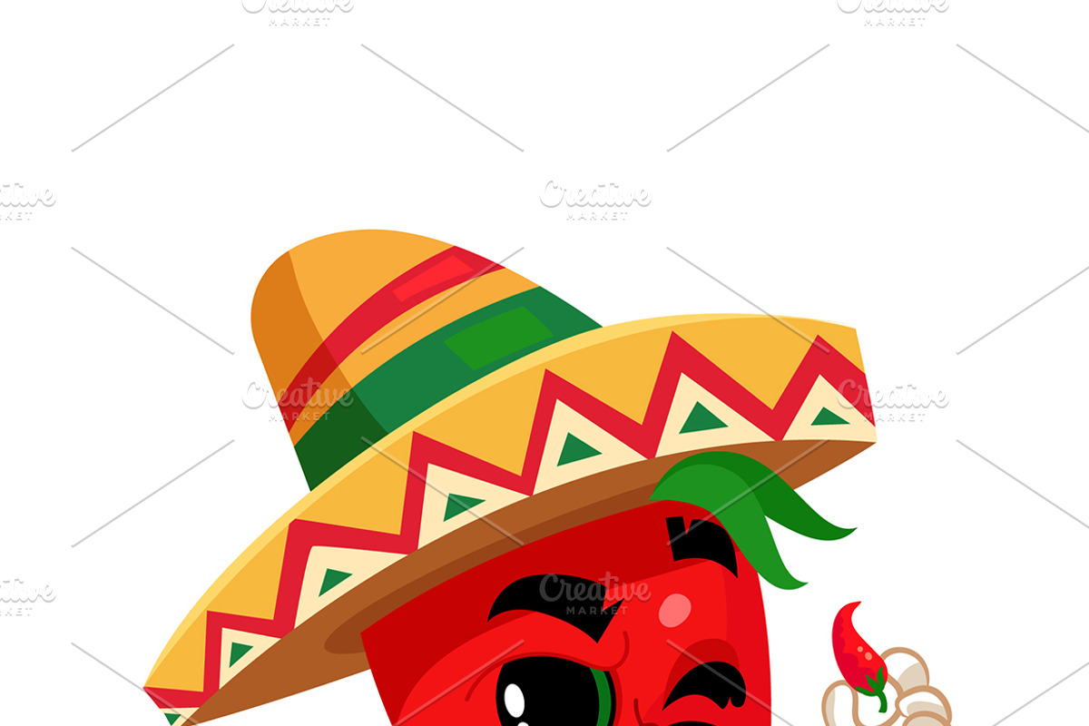 Cartoon Chilli Pepper Character, a Food Illustration by MISS CHATZ (Photo 3 of 3)
