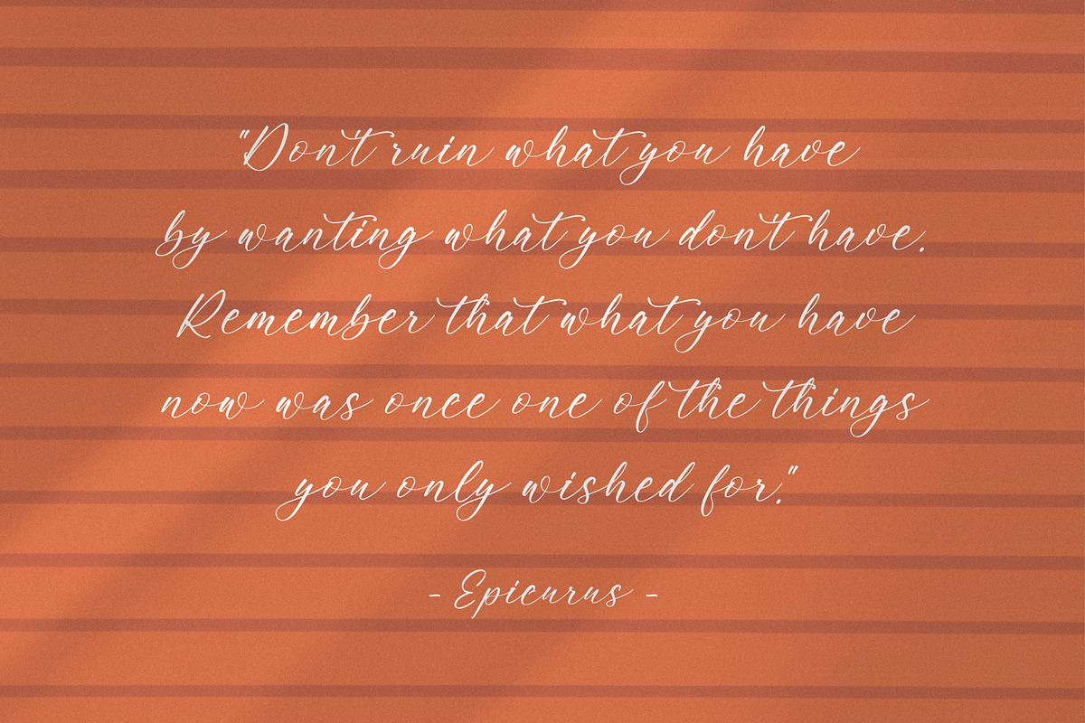 Rayetta Wegatta, a Script Font by Integritype Studio (Photo 12 of 15)
