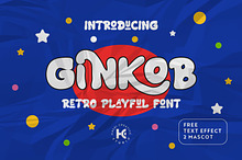 Ginkob Retro - Playful Font