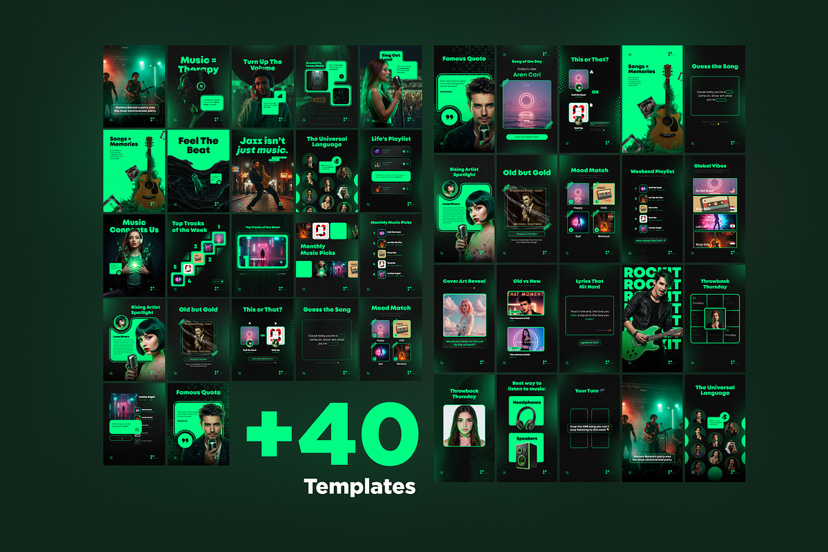 Music Social Media Template |SooniGaad preview 2