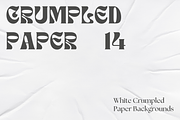 14 White Crumpled Paper Backgrounds, a Background Photo by Ksuview (Thumbnail 1 of 3)