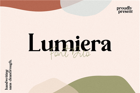 Lumiera Serif font preview 8
