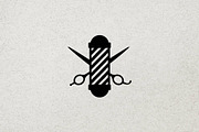 Minimalist Barber Shop Logo, a Branding & Logo Template by Luxury Logos (Thumbnail 4 of 4)