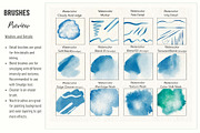 Procreate Watercolor Brush Pack, a Brush Add-On by Markdisha Designs (Thumbnail 6 of 11)