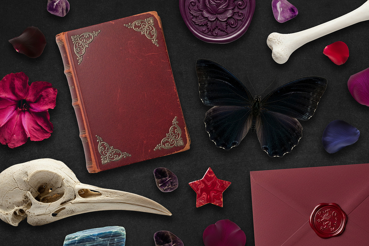 Witch's Magic Drawer Collage Kit, an Object Illustration by Vicccky (Photo 7 of 9)