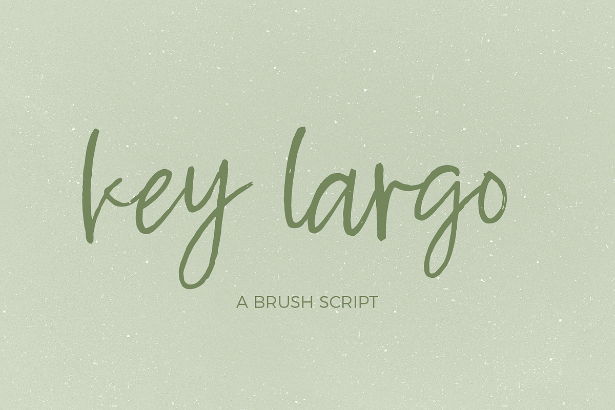 Key Largo Script, a Script Font by Beck McCormick (Photo 1 of 10)