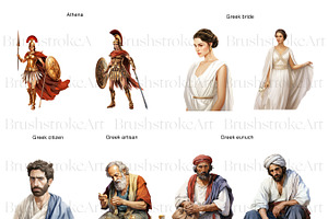 Ancient Greece Clipart, Greek Gods