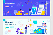 Flat Web Banners Template Kit, a Templates & Theme by alexdndz (Thumbnail 2 of 26)