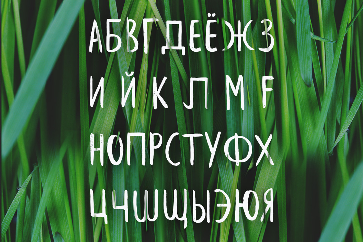 Leafy Extended Brush Font preview 6