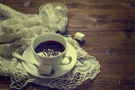Hot chocolate in white cup wood background featuring chocolate, hot, and cup, a Food & Drink Photo by NaumenkoOS