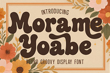 Morame Yoabe Retro Groovy Display