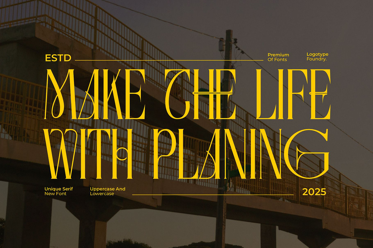 Fasdeco || Modern Stylish Serif Font, a Serif Font by Idea Studio (Photo 4 of 10)