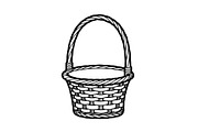 50 Woven Basket Vector Bundle, an Illustration by Designs_River (Thumbnail 12 of 51)