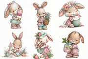 whimsical summer bunny, an Illustration by Designworld (Thumbnail 6 of 6)