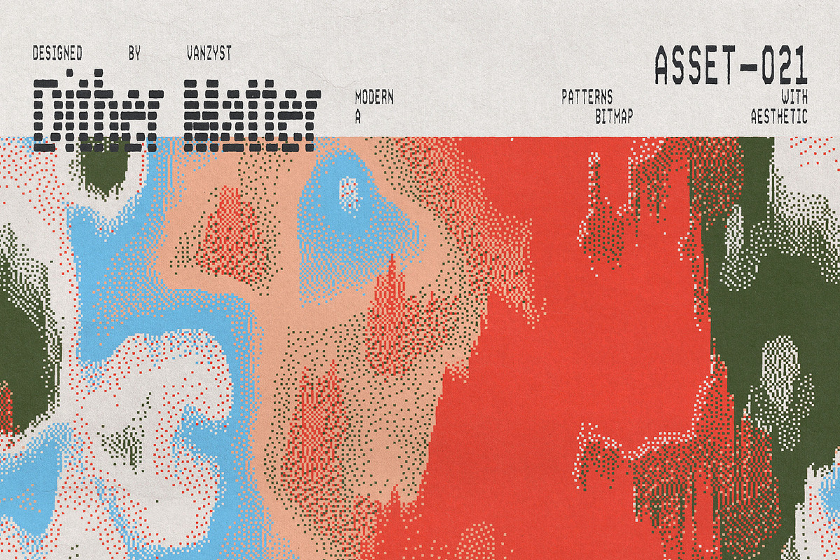 Dither Matter Seamless Patterns, a Pattern Graphic by Vanzyst (Photo 7 of 10)