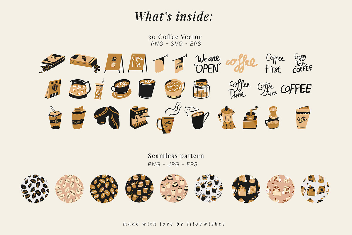 PRO Ultimate - Coffee Vector Bundle, an Object Graphic by lilovwishes (Photo 3 of 8)