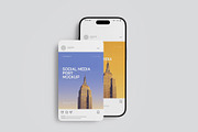 Phone with Social Media Post Mockup, an iPhone Mockup by graphypix (Thumbnail 7 of 7)