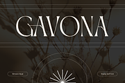 Gavona Elegant - Modern Logo Font, a Serif Font by Nirmana Visual (Thumbnail 1 of 15)